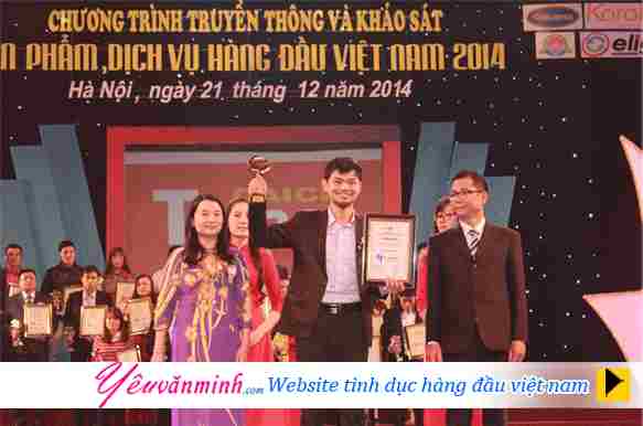 Yeuvanminh đạt giải thưởng sản phẩm dịch vụ hàng đầu việt nam 2014